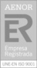 AENOR Empresa registrada ISO 9001