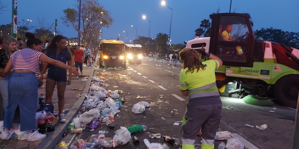 LIPASAM DESARROLLA UN DISPOSITIVO ESPECIAL CON MOTIVO DE LA FINAL DE COPA DEL REY