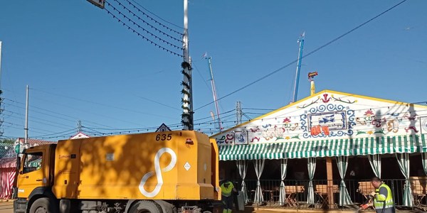 LIPASAM INICIA EL PLAN ESPECIAL PARA LA FERIA CON 591 TRABAJADORES Y 117 VEHÍCULOS