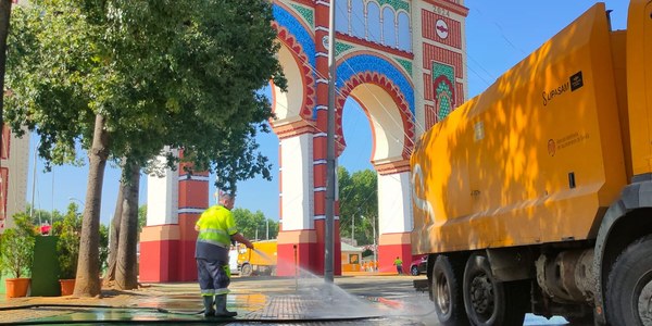 Récord histórico de recogida de residuos en la Feria de Abril